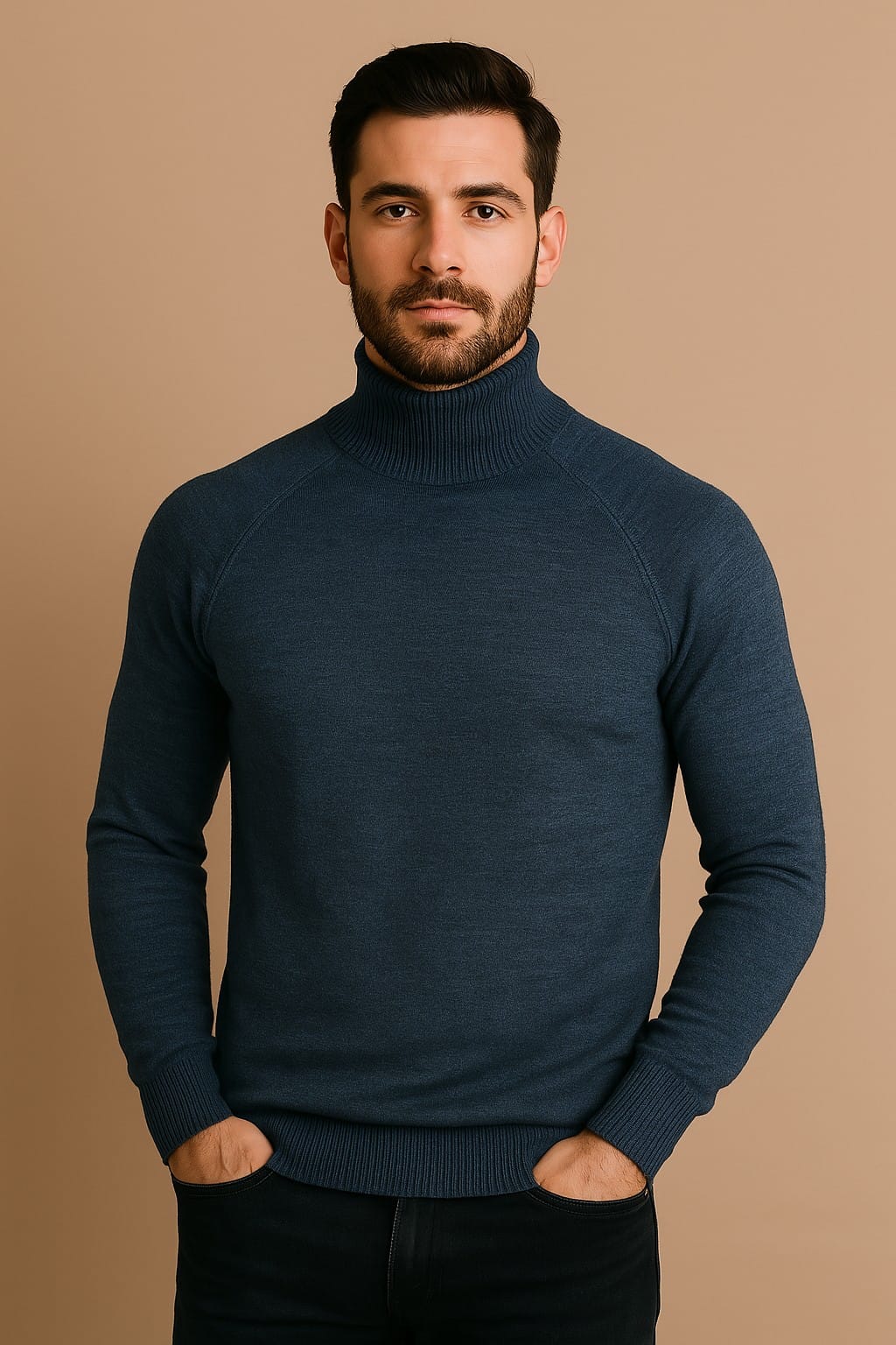 Model in Knitwear